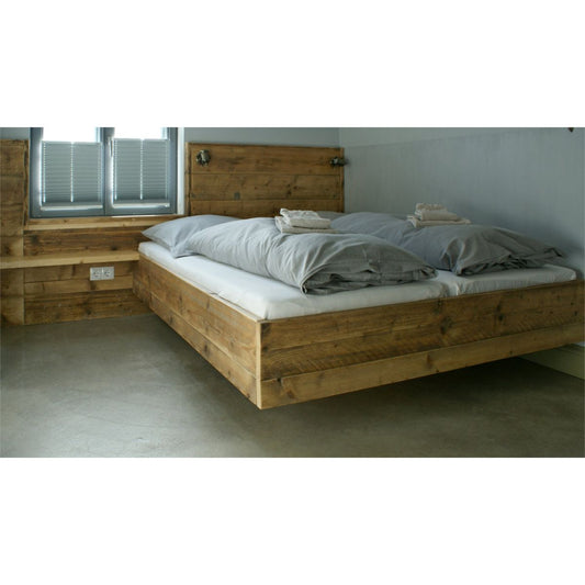 Bauholz Bett, schwebend