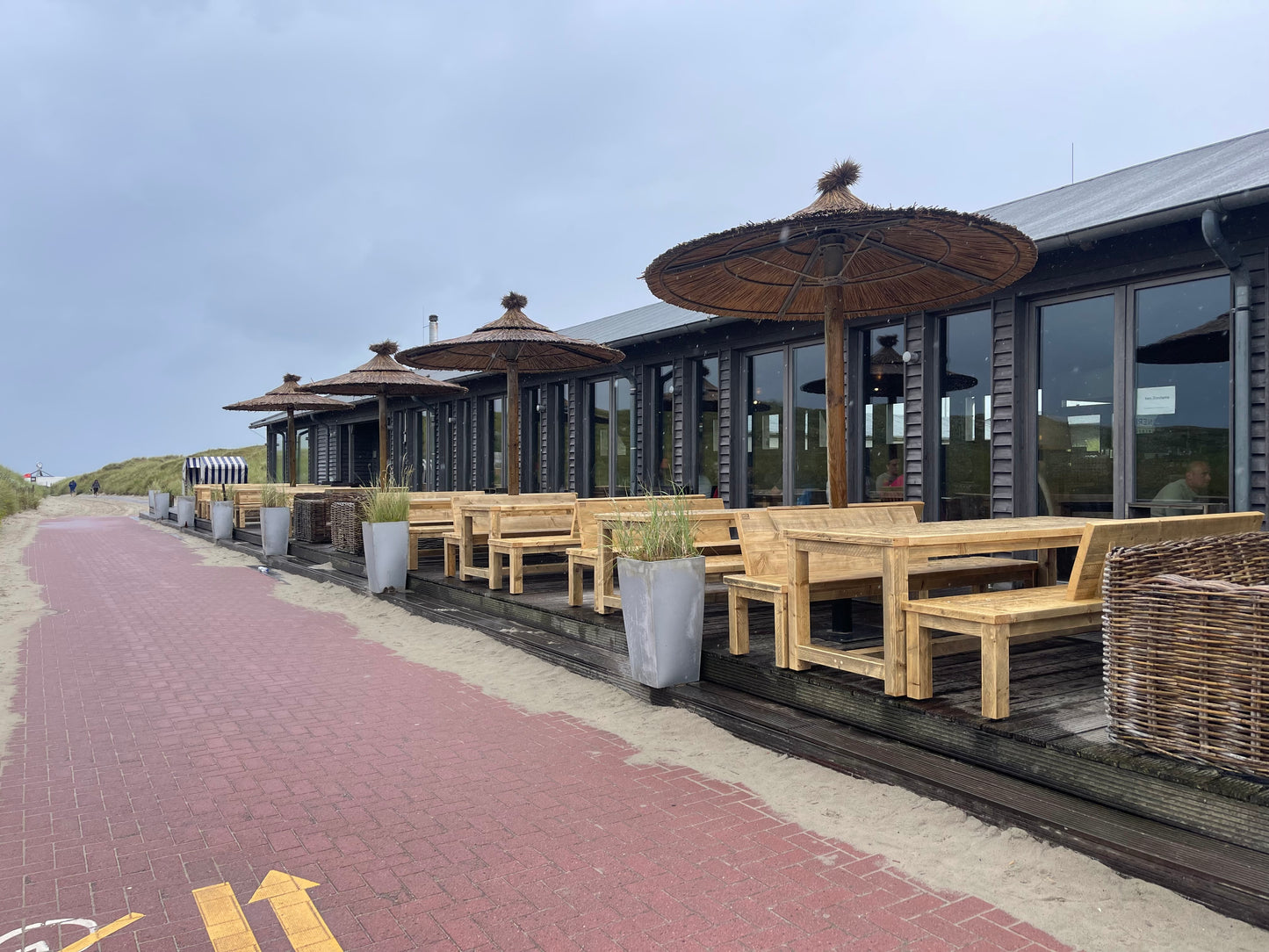 Bauholz Bank, klassisch, lehnenlos